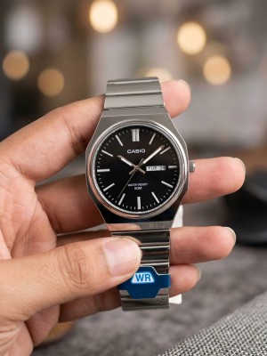 Casio Standard Black Dial Watch for Men (MTP-B145D-2A1V)